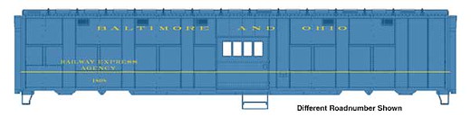 C&O Trp Exp Car B&O 1810