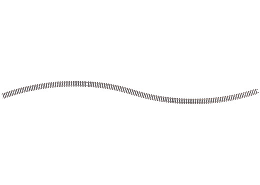 Minitrix Flexibles Gleis Länge 730 mm