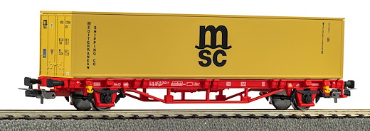 Containertragwagen MSC NS V 1x40' Container