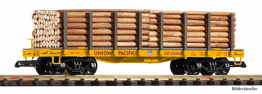 G Rungenwagen UP mit Holzladung