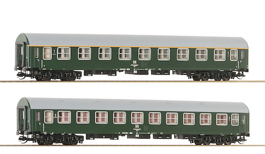 2-tlg. Set 1: Reisezugwagen, DR