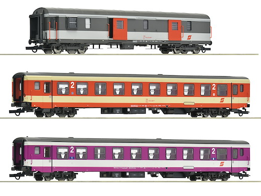 3-tlg. Set 1: Schnellzug „D 704“, ÖBB