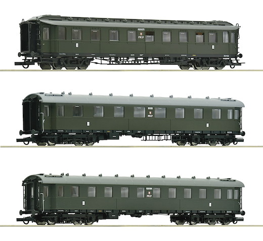 3-tlg. Set: Schnellzugwagen, PKP
