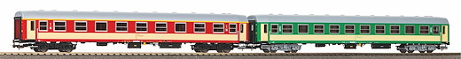 2er Set Personenwagen 2. Klasse und 2. Klasse PKP IC VI