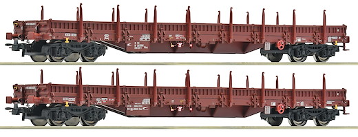 2-tlg. Set: Rungenwagen, ZSSK Cargo