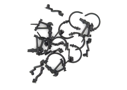Lampenhalter,  Bremsleitung,