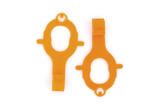 Kupplungsdeichsel orange 2 St