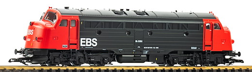 G Sound-Diesellokomotive NoHAB EBS VI, inkl. PIKO Sound-Decoder, Privatbahn