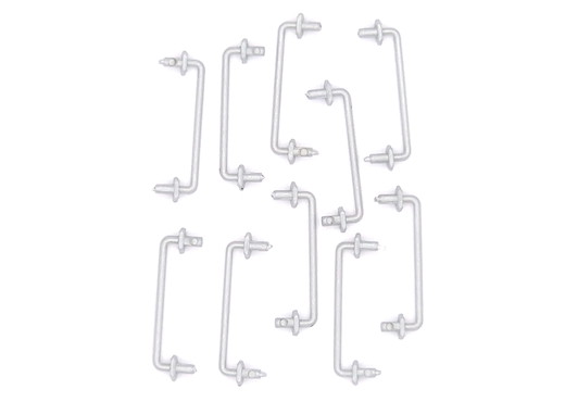 Griffstange silber 10 St