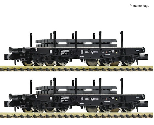 2-tlg. Set: Schwerlast-Flachwagen, ÖBB
