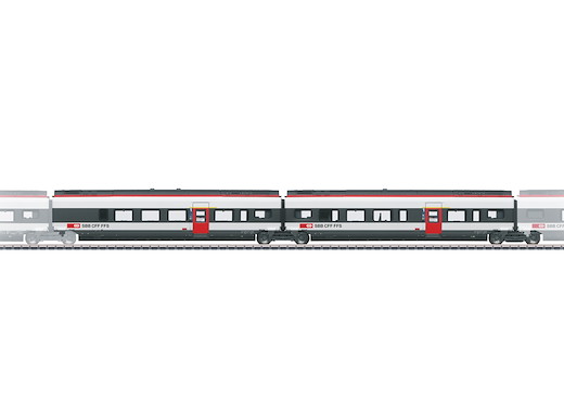 Ergänzungswagen-Set 3 zum RABe 501 022 Giruno, SBB