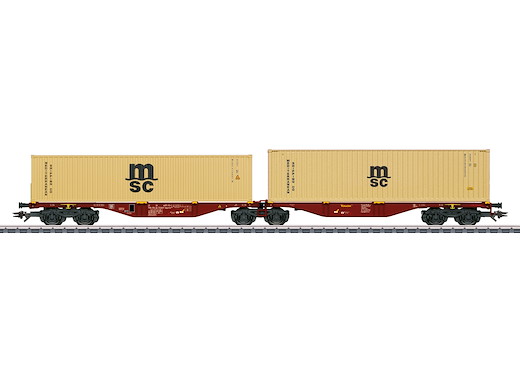 Doppel-Containertragwagen Sggrss 80
