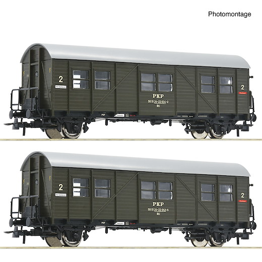 2-tlg. Set: Behelfspersonenwagen, PKP