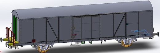 SBB 2er-Set SBB Ibbs 23 85 826 8 600-8 Haldengut Bier und SBB GBS mit Polyesterdach