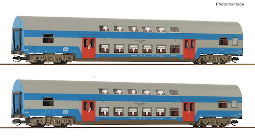 2-tlg. Set: Doppelstockwagen, CD