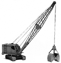 Bucyrus Erie 30-B crane