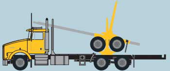Kenworth T800 Ylw/Blk