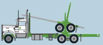 KW W900 Log Truck BOISE