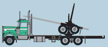 KW W900 Log Truck J.Buell