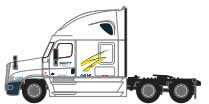 Semi-Tractor SWIFT #5 Wht