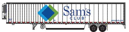 Semi-Trailer Sam's Club#3