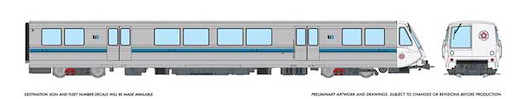 BART DCC A-B-B-A Train Bi
