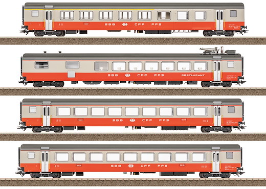 Personenwagen-Set Swiss Express, SBB