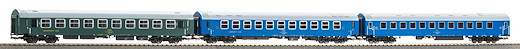 3er Set Personenwagen y-Wagen Istropolitan/Dukla CSD IV