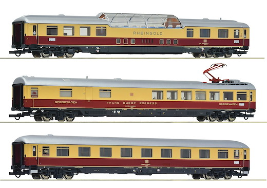 3-tlg. Set 1: „Rheingold“, AKE, Privatbahn