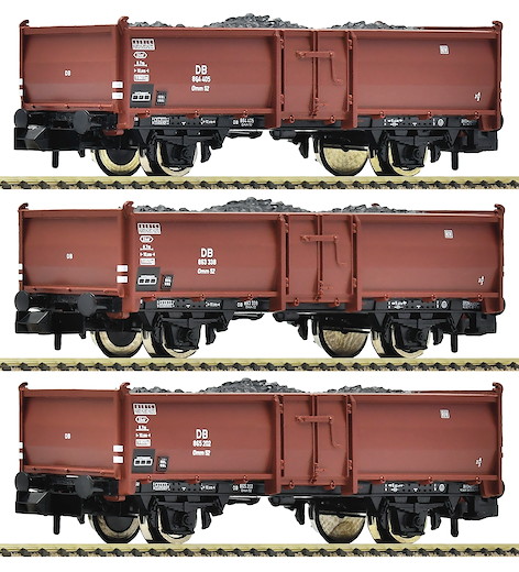 3-tlg. Set: Kohlewagen, DB