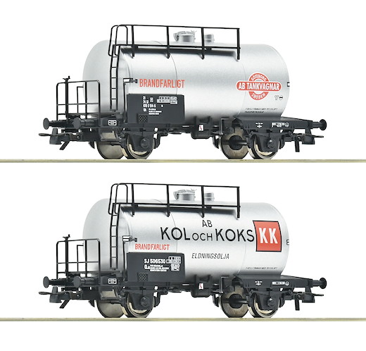 2-tlg. Set: Kesselwagen, SJ