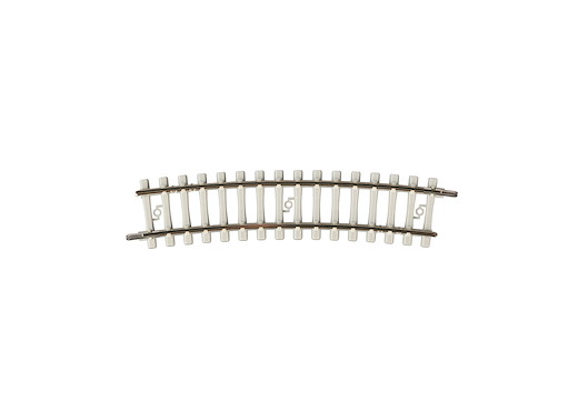 Minitrix Gebogenes Gleis mit Betonschwellen Radius 261,8 mm