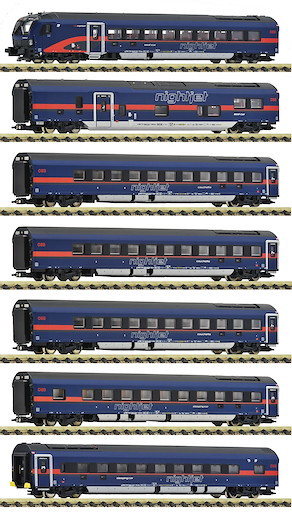 7-tlg. Set: Nightjet, ÖBB