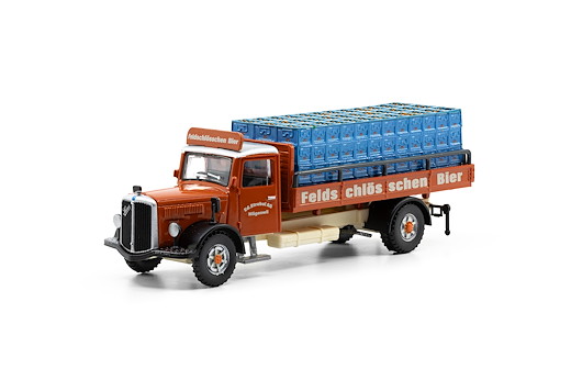Saurer S4C Pritsche Strebel Feldschlösschen