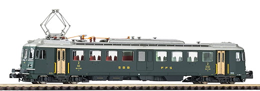 Sound-E-Triebwagen RBe 4/4 1406 Prototyp, alte Schrift, SBB IV, inkl. PIKO Sound-Decoder
