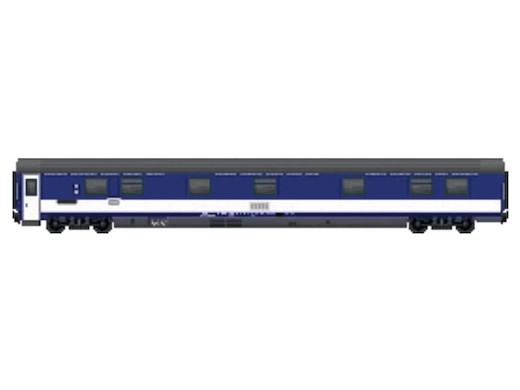 N 1:160 - Ristorante WRkmz 858.1, Lackierung Jan Kiepura Weiss/Blau, senza Schrift, epoca V