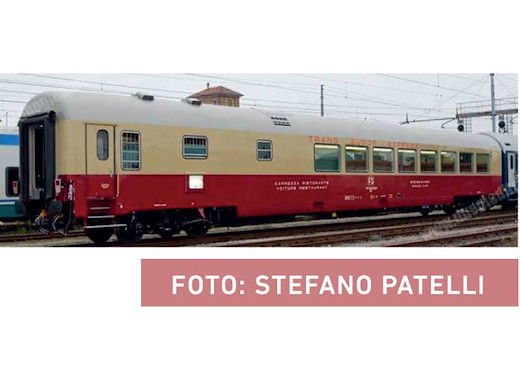 N 1:160 - Ristorante GC, Lackierung TEE, 2 porte, logo TV parco storico, ep V/VI