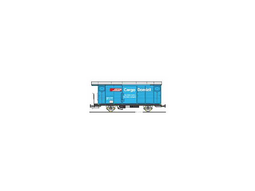 N 1:150 RhB - Carro GBK Lackierung "Cargo Domizil" - Epoca IV/V