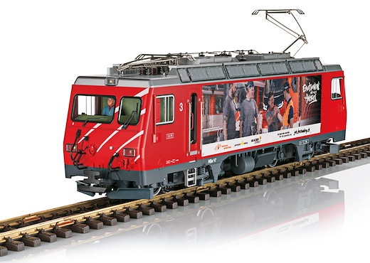 E-Lok Nr. 3 "DOM" (HGe 4/4 II) "Mitarbeiterwerbung", MGB