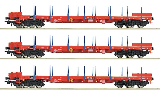 3-tlg. Set: Rungenwagen, RCW, ÖBB