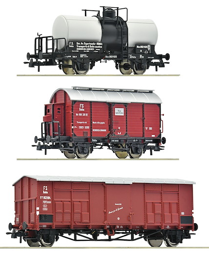 3-tlg. Set: Nebenbahngüterzug, FS