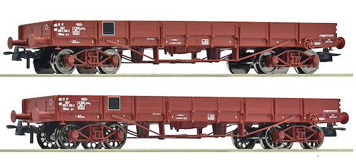 2-tlg. Set: Niederbordwagen, SNCF
