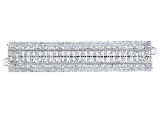 Gerades C-Gleis Länge 188,3 mm transparent