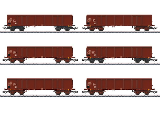 Güterwagen-Set Eas, DR