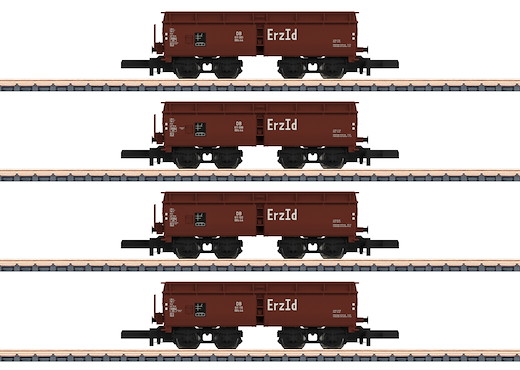 Güterwagenset Selbstentladewagen OOtz 44, DB