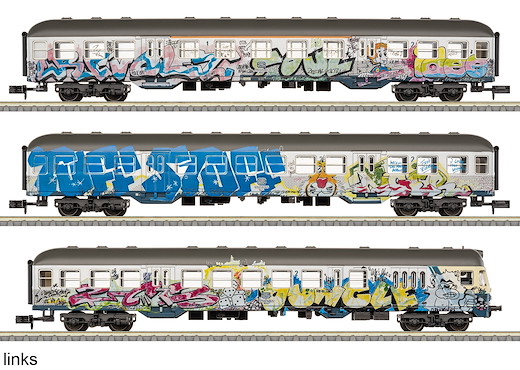 Wagen-Set „Kunst-Silberlinge“