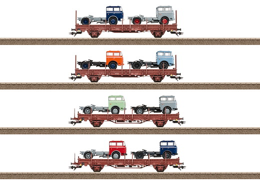 Güterwagen-Set Fahrzeugtransport