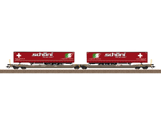 Doppel-Taschenwagen Sdggmrss, Hupac