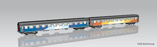 2er Set Schnellzugwagen 111Ah und 112Ag PL-PKP IC