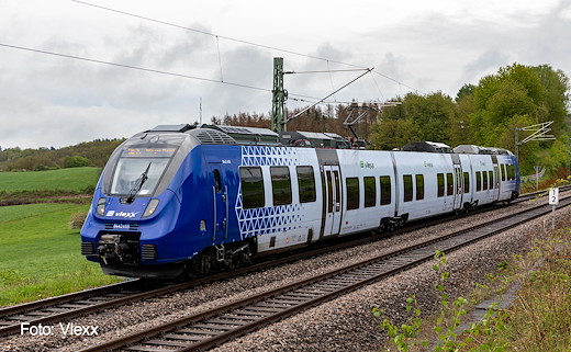 N 3-tlg. Elektrotriebwagen Talent vlexx VI, Privatbahn